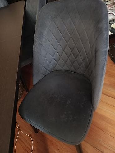 stulla: Qonaq otağı üçün, Oval masa, 6 stul — 2