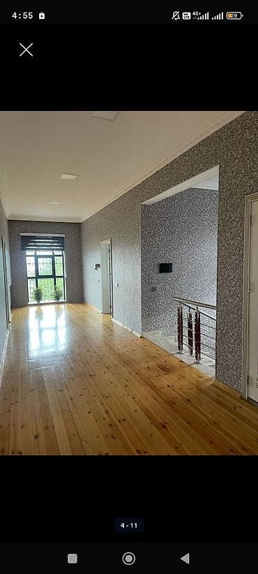 celilabad satilan evler: İki mərtəbəli həyət evi - Ümumi plan: daş hasarlı həyət, geniş — 4