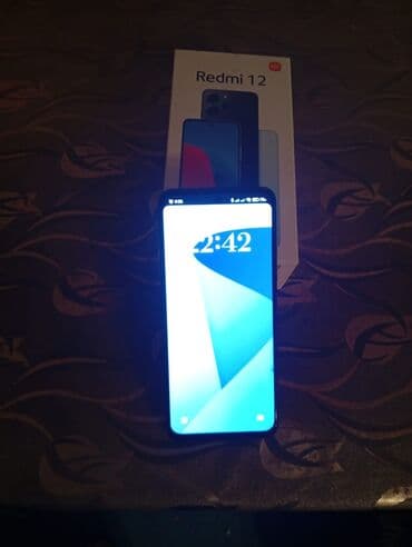 redmi 12 ekran: Redmi 12, 256 GB, rəng - Qara, İki sim kartlı — 2