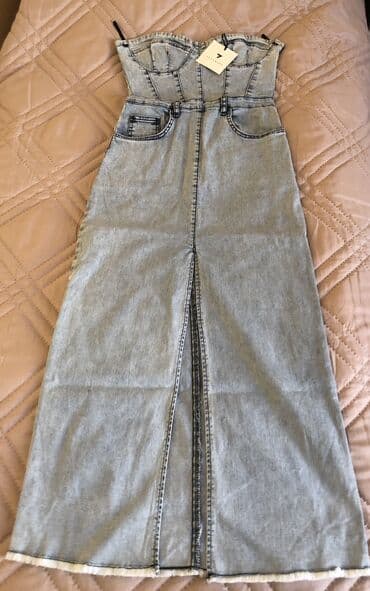 детские джинсовые платья: Gündəlik donlar — 4