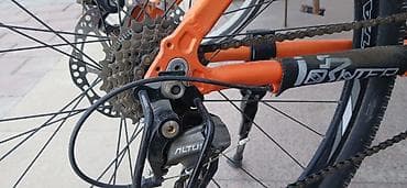 MTB velosiped – narıncı rəng, 29” təkərlər Xüsusiyyətlər: - Çərçivə — 4
