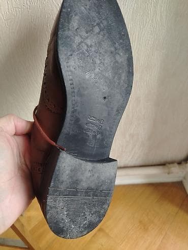 Botinkalar: Klassik kişilər üçün dəri broq ayaqqabı - Rəng: tünd qəhvəyi (konyaq — 2