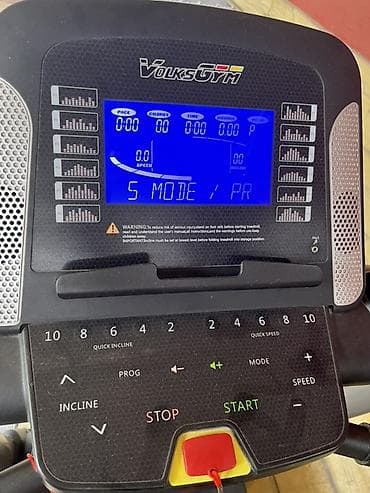 VolksGym qaçış yolları - Elektron konsol: iri mavi LCD ekran; sürət — 3