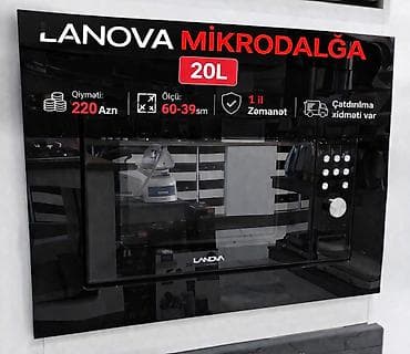 efba soba: Duxovka Lanova, Elektrik, rəng - Qara, Quraşdırılan, Yeni — 8