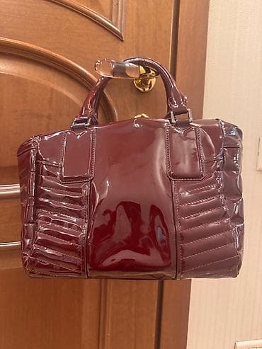 böyük çanta: Yaxshi veziyyetde,lak chanta,Burberry,boyuk. Лаковая большая сумка — 10