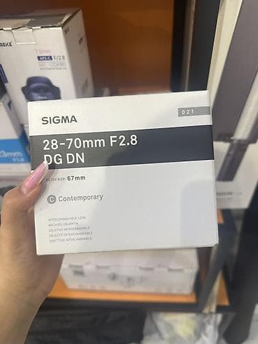 Foto və videokameralar: Sigma 28-70mm F2.8 DG DN (Contemporary) dəyişdirilə bilən obyektiv. - — 1