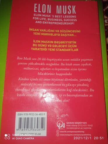 7 ci sinif fizika kitabı yüklə pdf: İlon Musk-Həyat,Biznes, Uğur və sahibkarlıq dərsləri.İlon Mask — 2