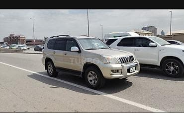 prado sükan: Toyota Land Cruiser Prado (120 kuzov), qızılı/bej rəng. - Kuzov: 5 — 2
