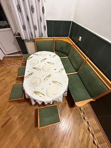 Для кухни, Нераскладной, Овальный стол, 4 стула — 2