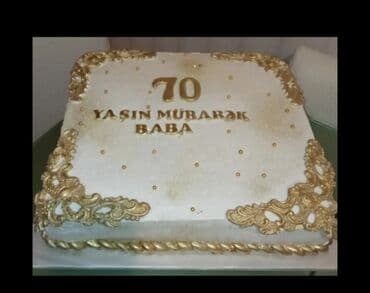 Tərəvəzlər: Tematik tortlar – fərdi dizayn - Yeni il tortu: ağ krem örtüklü — 5