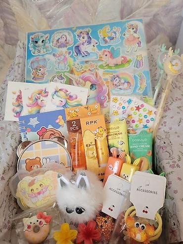 bloknotlar: Unicorn temalı mini hədiyyə boksu. Dəst vizualda göstərildiyi kimi — 2