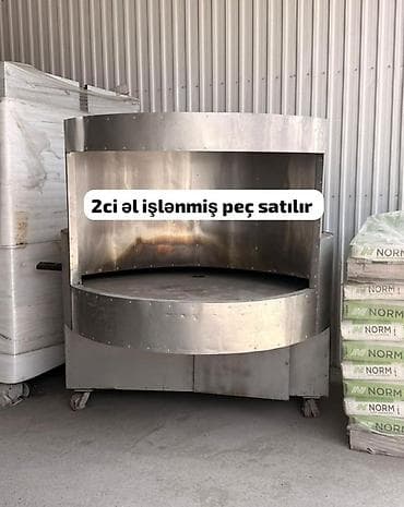 Professional sobalar: Təbriz sobası – 1.80 m diametr - Tip: Klassik Təbriz (dönər səthli) — 1