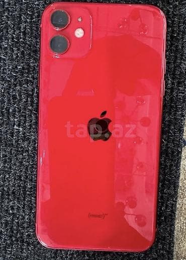 iphone 8 qiymet: IPhone 11, 128 GB, Qırmızı, Face ID — 1