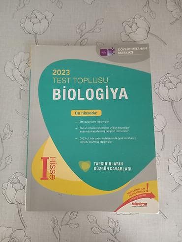 5555 test cavablari: Biologiya Testlər 11-ci sinif, DİM, 1-ci hissə, 2023 il — 1