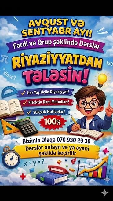 Repetitor, Riyaziyyat, Azərbaycan dili — 1