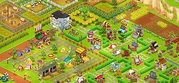 qapi ustu asmalar: Hay Day oyununda orta səviyyədə qurulmuş ferma dizaynı/sxemi - Tam — 3