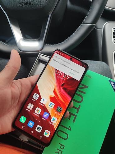 telefon şekilleri: Infinix Note 10 Pro, 256 GB, rəng - Gümüşü, Sensor — 4