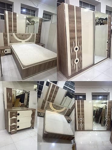 749₼ Türkiyə istehsali yataq desti ideal vəziyyətdədir.Olcu dolab E