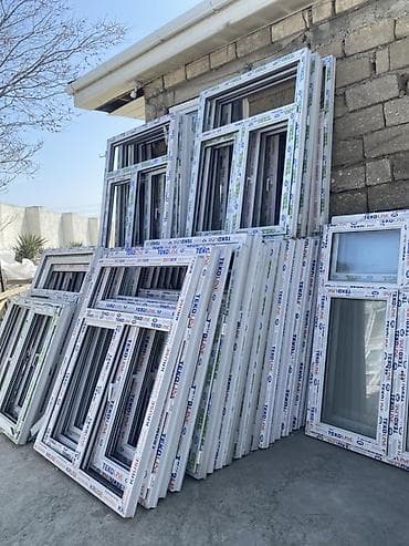 ag ciceyim: Yeni İkiqat şüşə paketi Plastik pəncərə, Еni: 120 sm, Uzunluğu: 140 sm, Ödənişli quraşdırma — 7