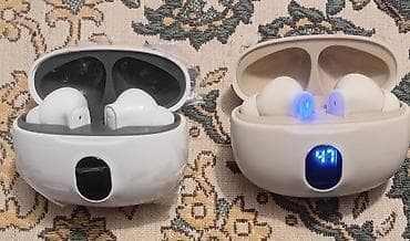 noutbuklar qiymeti: Bluetooth simsiz qulaqcıqlar – şarj qutusu üzərində LED ekranlı model — 1