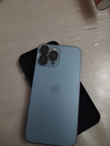 iphone 14 pro islenmis: IPhone 13 Pro Max, 256 GB, Sierra Blue, Zəmanət — 1