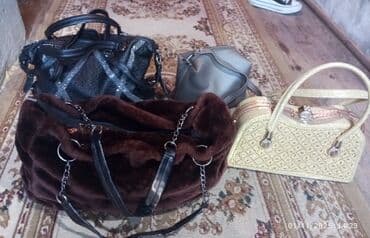 qadınlar üçün toxunma papaqlar: Çanta dəsti, İşlənmiş — 2