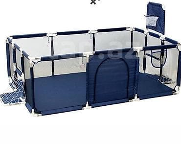 Uşaq oyun manjeşi və idman meydançası kombi - Dördbucaqlı formadadır