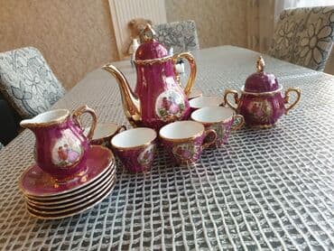 suse: Çay dəsti, rəng - Çəhrayı — 2