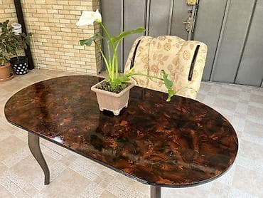 oval masa: Qonaq masası, Açılmayan, Oval masa — 3