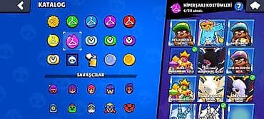 pre workout: Brawl Stars hesabı - Kupa yolu: 74 954 (ən yüksək 74 962) - Toplanan — 8