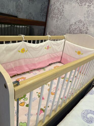 uşaq beşiyleri: Oğlan və qız üçün, İşlənmiş, Dördbucaq, Beşik, Dəst ilə, Matras ilə — 2