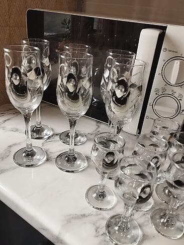 force nabor: Qədəhlər, rəng - Ağ, Şüşə, 12 ədədli dəst — 3