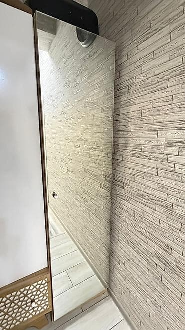 Giriş dəhlizi üçün çoxfunksiyalı şkaf - Model: Asma güzgülü, taxta