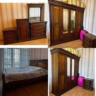 2 односпальные кровати, Шкаф, Комод, 2 тумбы, Б/у — 1