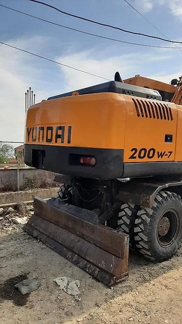 traktor tekeri: Hyundai 200W-7 təkərli ekskavator - Brend/model: HYUNDAI 200W-7 - — 8