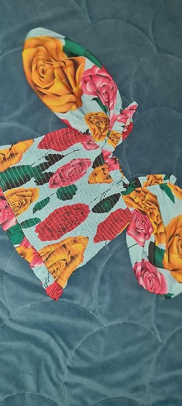 geyim desti: Gullu cicekli etek desti — 3