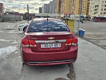 2019 cruze: Chevrolet Cruze sedan – qırmızı rəng Mator 1.4 Benzin ili 2014 Udar — 4