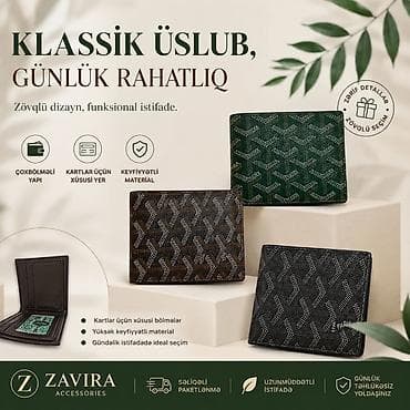 ZAVIRA Accessories – klassik üslubda gündəlik cüzdan - Zövqlü dizayn lalafo.az -da ZAVIRA Accessories – klassik üslubda gündəlik cüzdan - Zövqlü dizayn