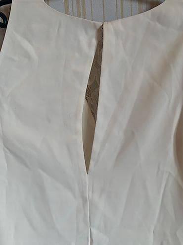 white: Ag Don White Dress HM Geyim 1 defe istifade olunub Chatdirilmadan — 2