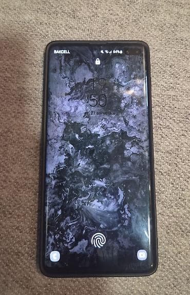 iphone 12 i: Samsung Galaxy S10 Plus, 128 GB, rəng - Qara, Simsiz şarj — 1