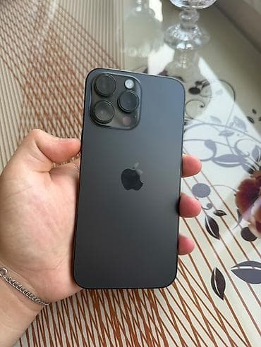 Elektronika: IPhone 14 Pro Max, 128 GB, Qara, Face ID, Simsiz şarj — 1