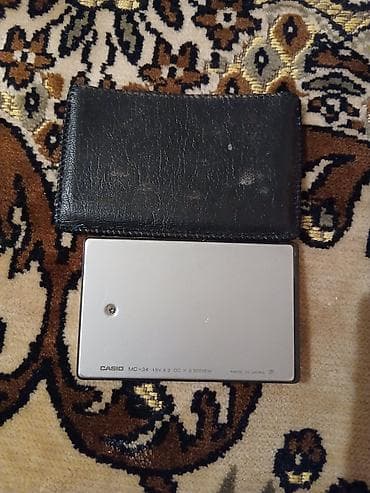 калькулятор: CASIO MC-34 mini-kalkulyator və metrik çevirmə cihazı - Model: Casio — 2