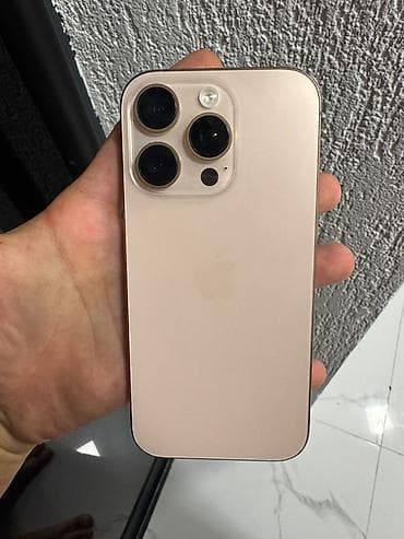 IPhone 16 Pro, 128 GB, Qızılı, Face ID