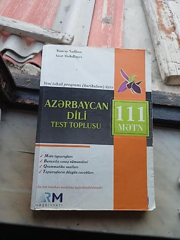 Kitablar və jurnallar: Məhsul: “Azərbaycan dili – Test Toplusu (111 mətn)” kitabı — 1