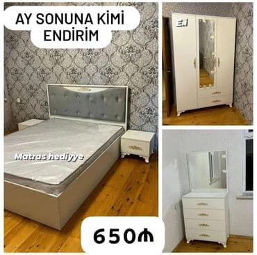 İkinəfərlik çarpayı, 2 tumba, Yeni