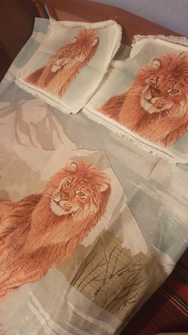 divan pokrival: ● Yataq örtüyü ● 250 x 210 ölçüdə zərif zərli sapla işlənmiş — 8