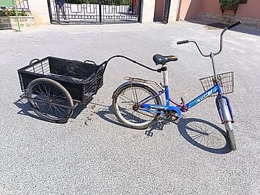 velosiped islenmis: Salam 24 luk velosiped di qoşqusu ilə 1 likde satılır 140 150 kq — 3