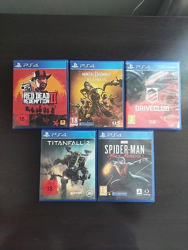ps4 kaset: PS4 oyun diskləri - Red Dead Redemption II - 35 - Mortal Kombat 11 — 1
