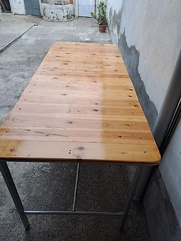 kəsim stolu: Açılmayan, Taxta, Dördbucaq masa — 1