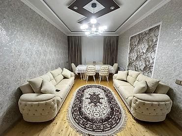 stular: 2 ədəd divan satıllr - Divanlar: krem rəngli, yumşaq toxumalı parça — 1